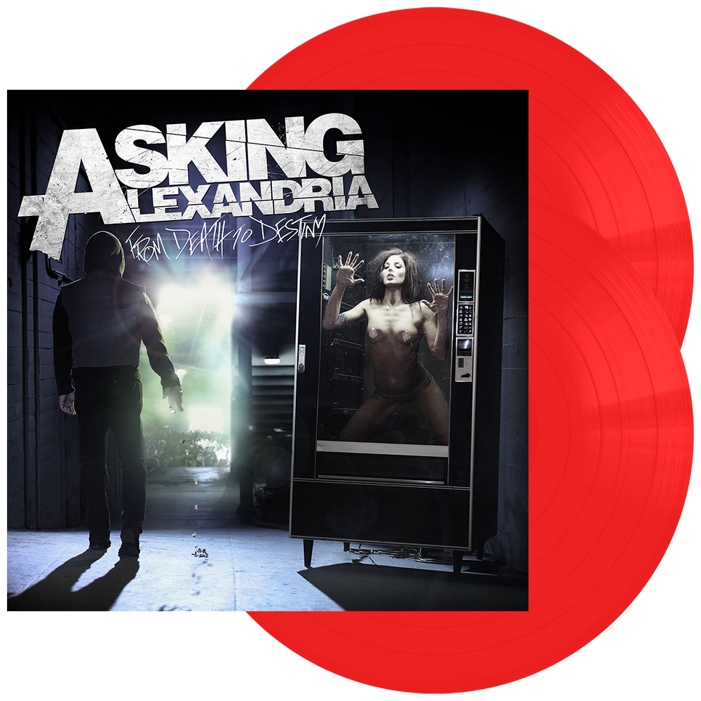 Asking Alexandria - 'From Death to Destiny' Vinyl (Fireball Red) (1st Press)
