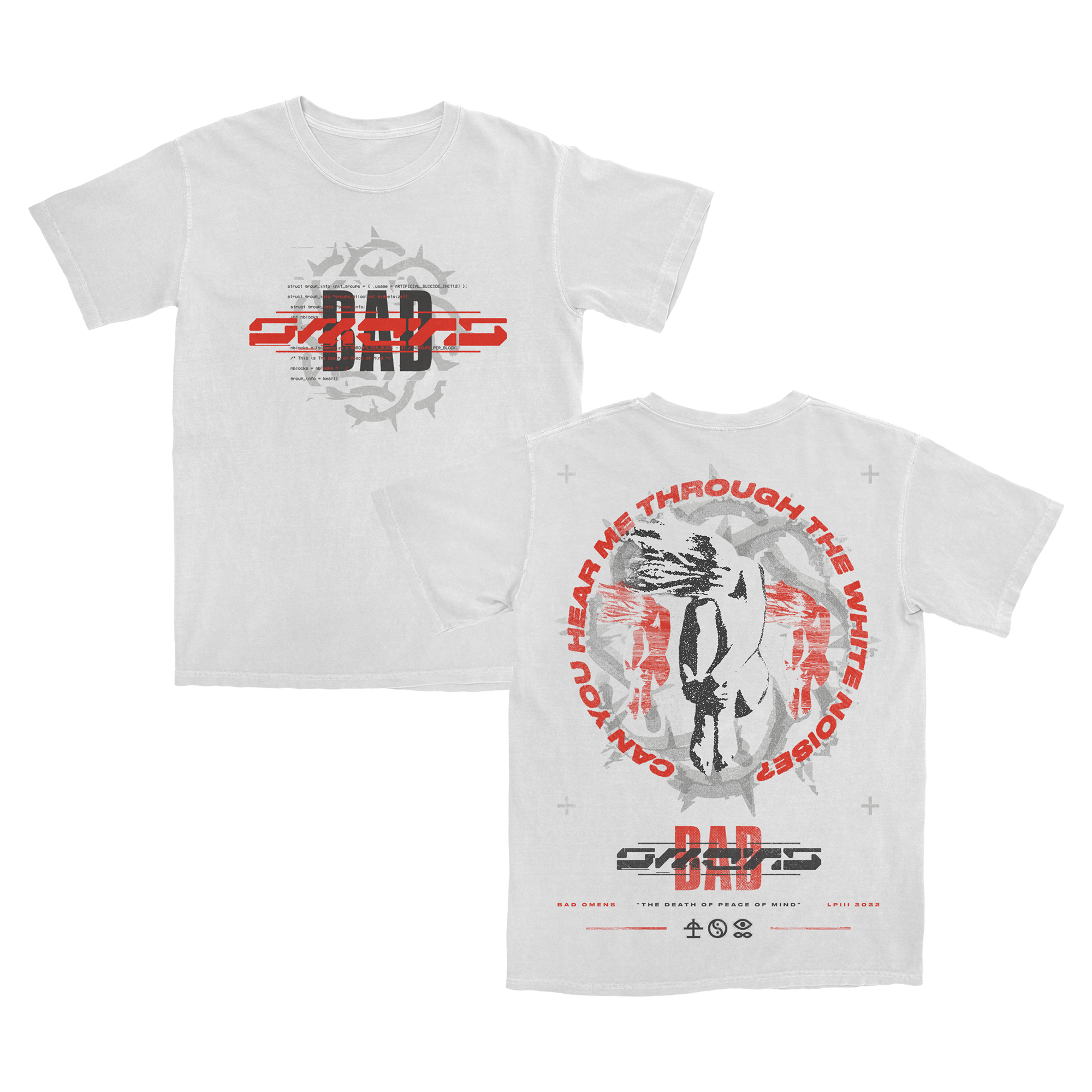 トップス BAD OMENS SKIPPING FRAMES TEE Bad Omens Official Store Merch Skipping Frames Tee - Newest