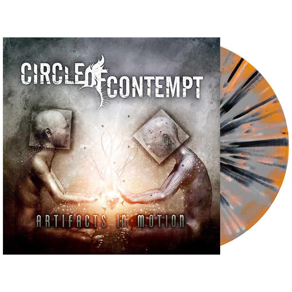 Circle Of Contempt - ‘Artifacts In Motion’ Vinyl (Orange + Gray Side A/B w/ Black + Bone Splatter)