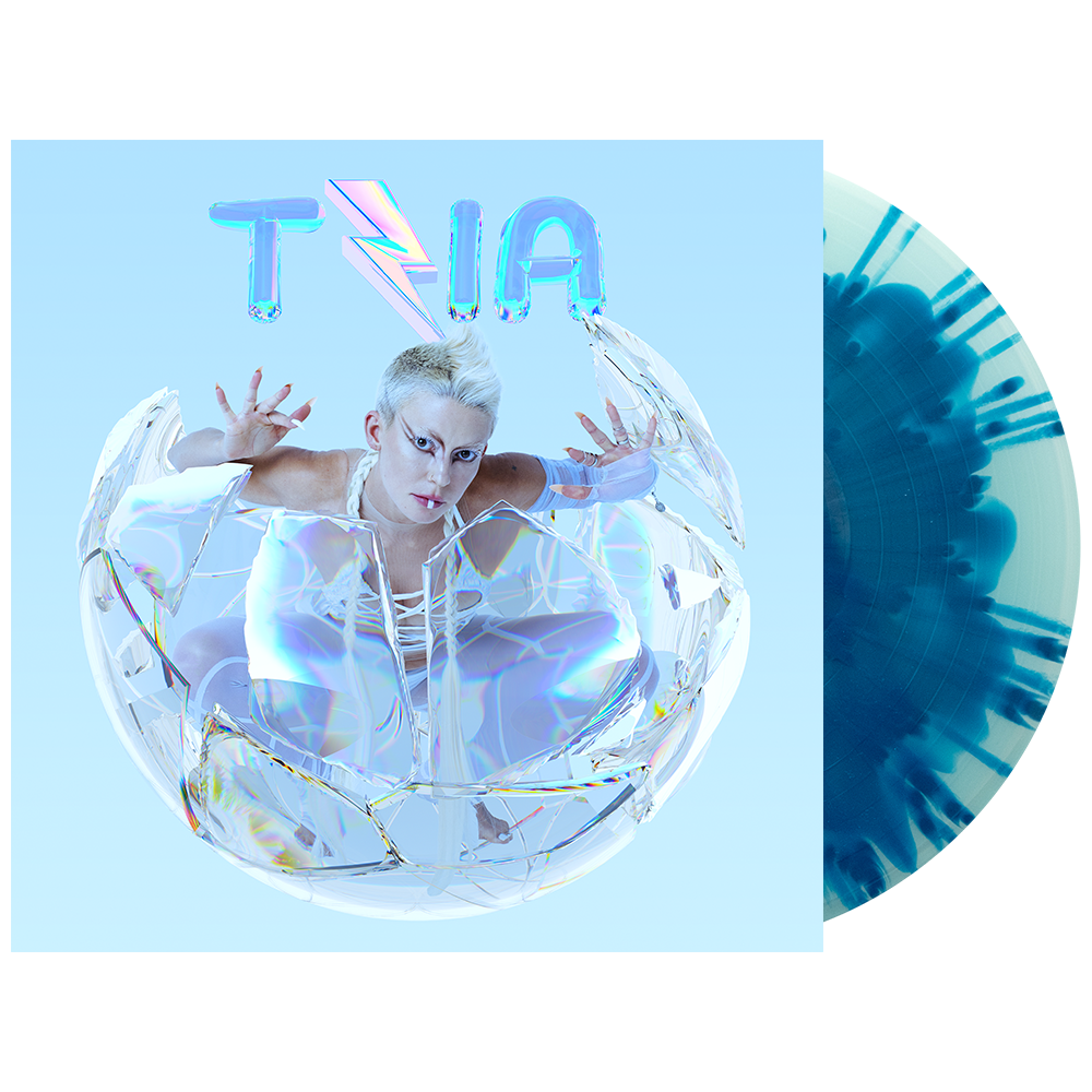 Meg Myers - 'TZIA' Vinyl (Cloudy: Trans. Aqua Blue + Trans Electric Blue)