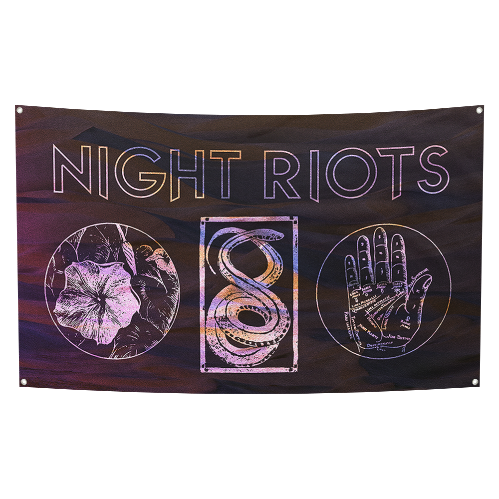 Night Riots - Wall Flag