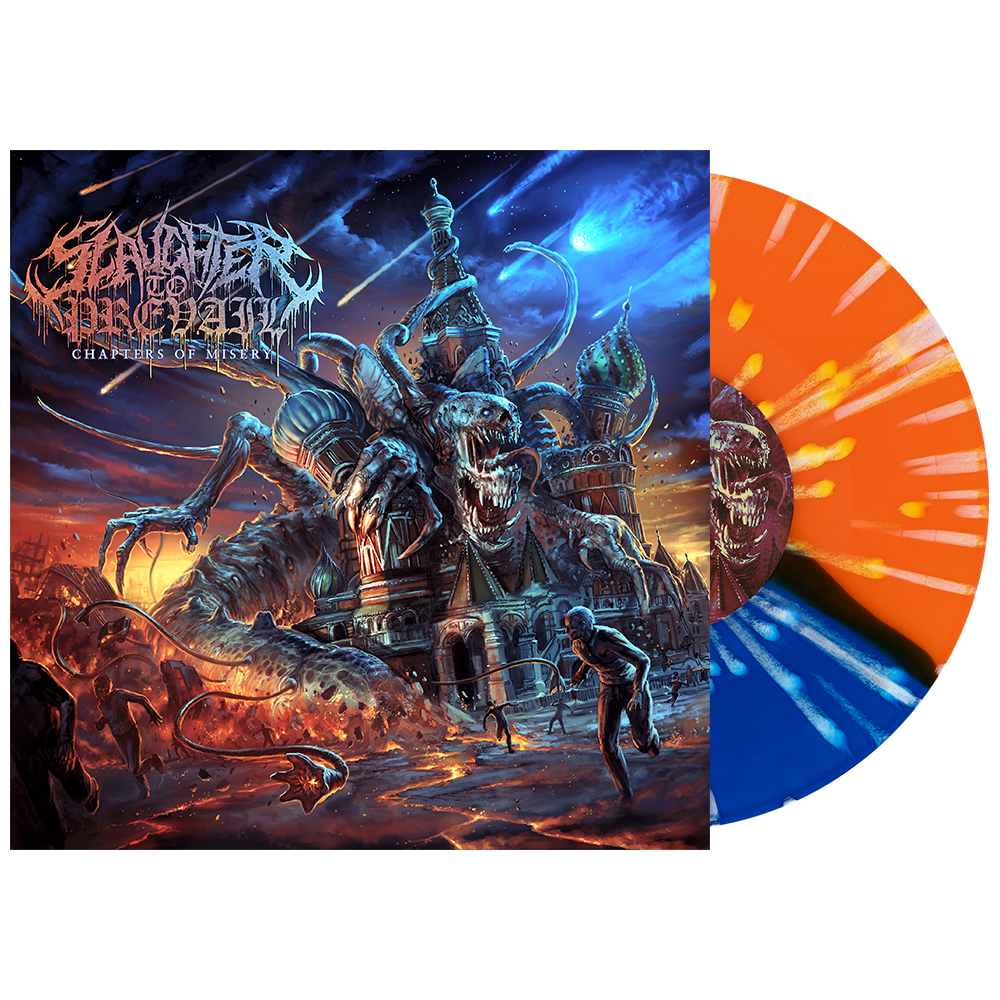Slaughter To Prevail - ‘Chapters Of Misery’ 10” Vinyl (Trans. Blue / Trans. Orange Half/Half w/ White Splatter)