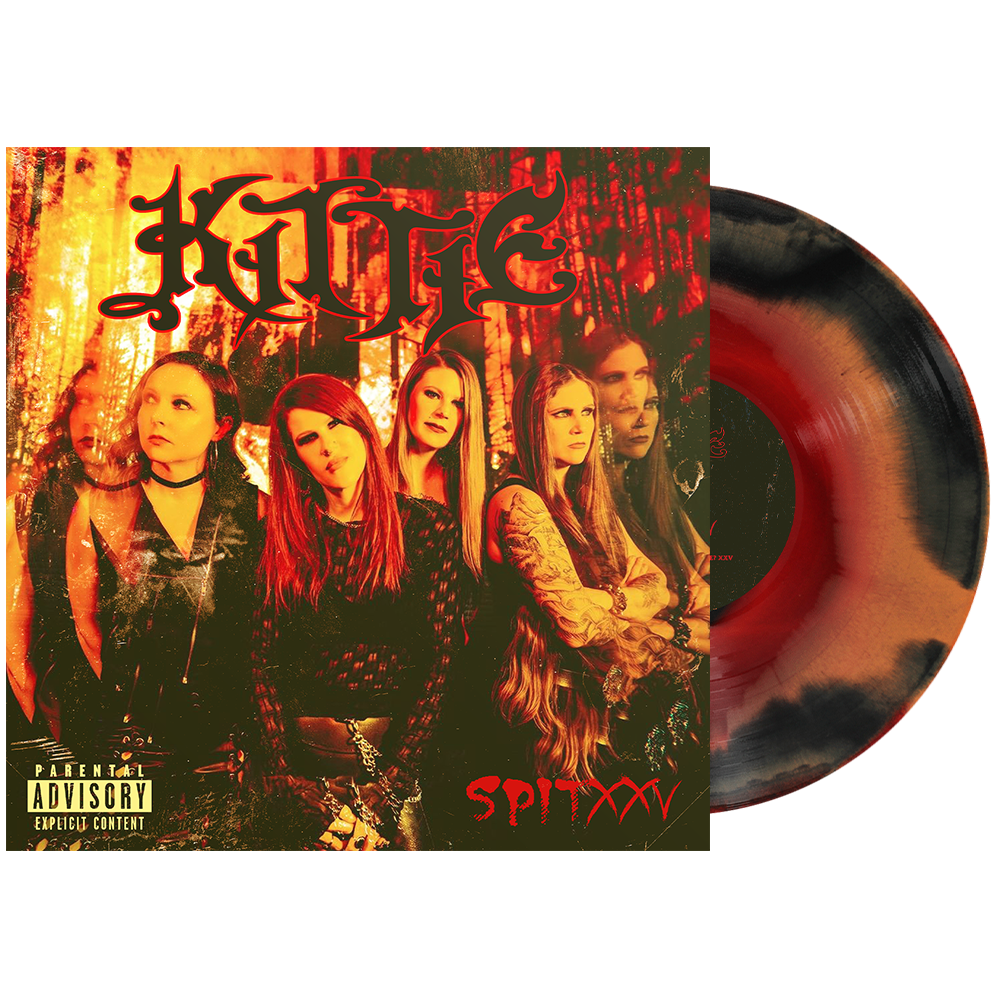 Kittie - 'Spit XXV' Vinyl (Black + Orange + Trans Red Side A/B