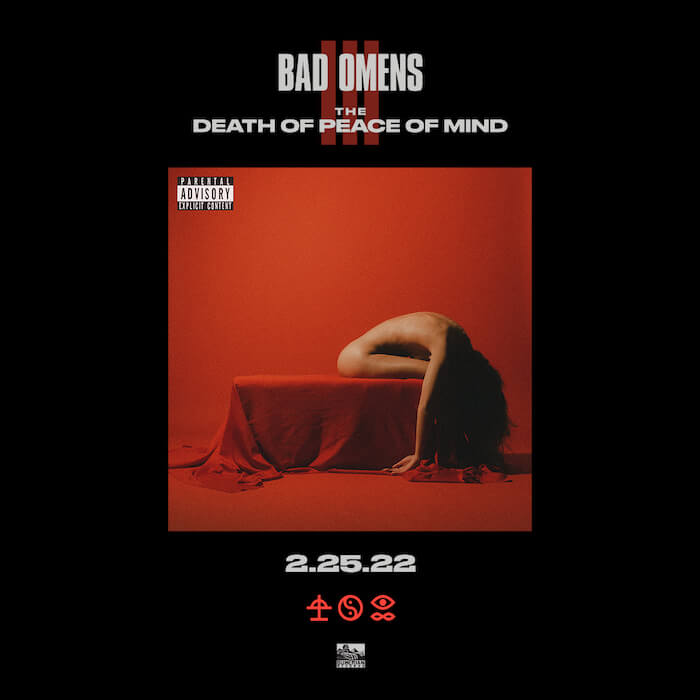 BAD OMENS 'THE DEATH OF PEACE OF MIND' OUT 2/25