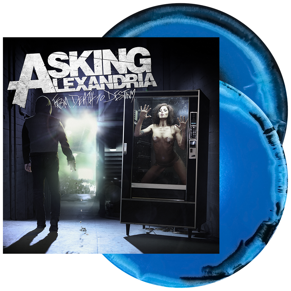 Asking Alexandria - 'From Death To Destiny' Vinyl (Baby Blue + Aqua Blue + Black Tri-Color Side A/B)