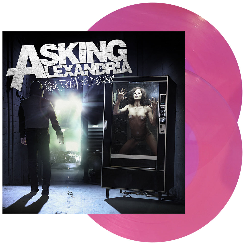 Asking Alexandria - 'From Death To Destiny' Vinyl (Trans. Pink) (1st Press)