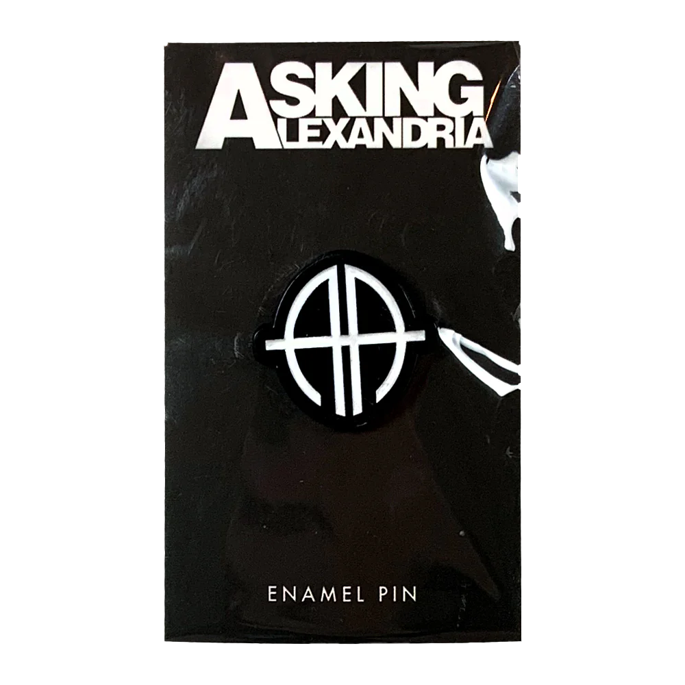 Asking Alexandria - White & Black Pin