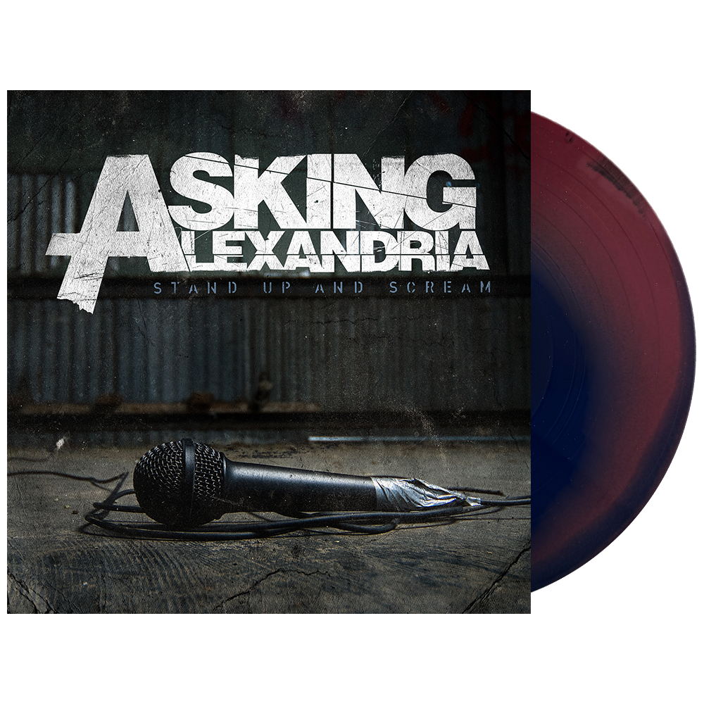 Asking Alexandria - ‘Stand Up And Scream’ Vinyl (Black In Red In Trans ...