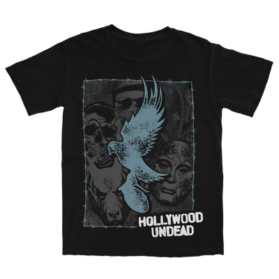 Hollywood Undead - 'Masks' Black Tee