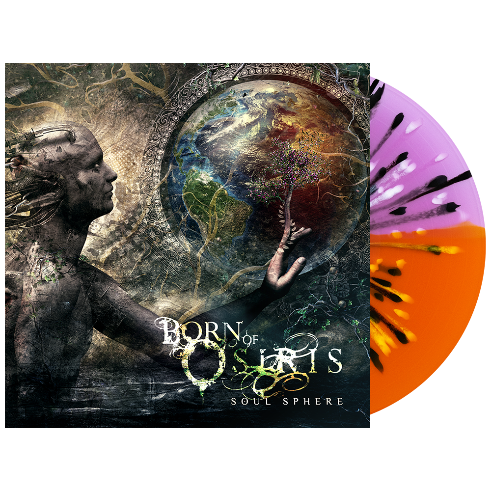 Born Of Osiris - 'Soul Sphere' Vinyl (Violet / Trans. Orange Split w/ Black + White Splatter)