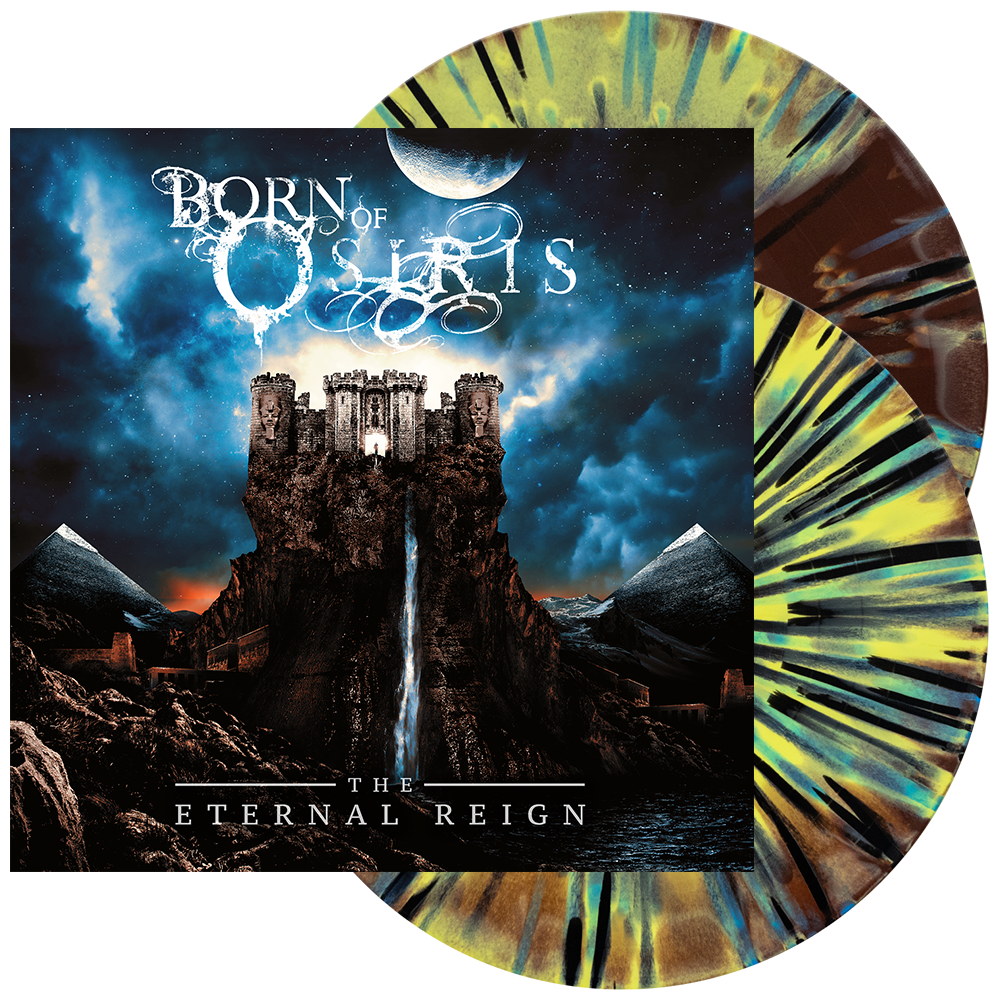 Born Of Osiris - ‘The Eternal Reign (Deluxe)’ Vinyl (Easter Yellow + Brown Side A/B w/ Cyan + Black Splatter)