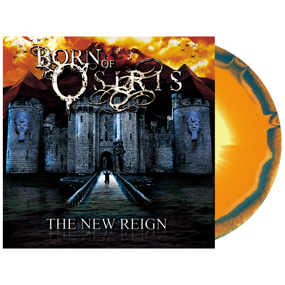 Born Of Osiris - 'The New Reign' Vinyl (Yellow + Orange + Aqua Blue Tri-Color Side A/B)