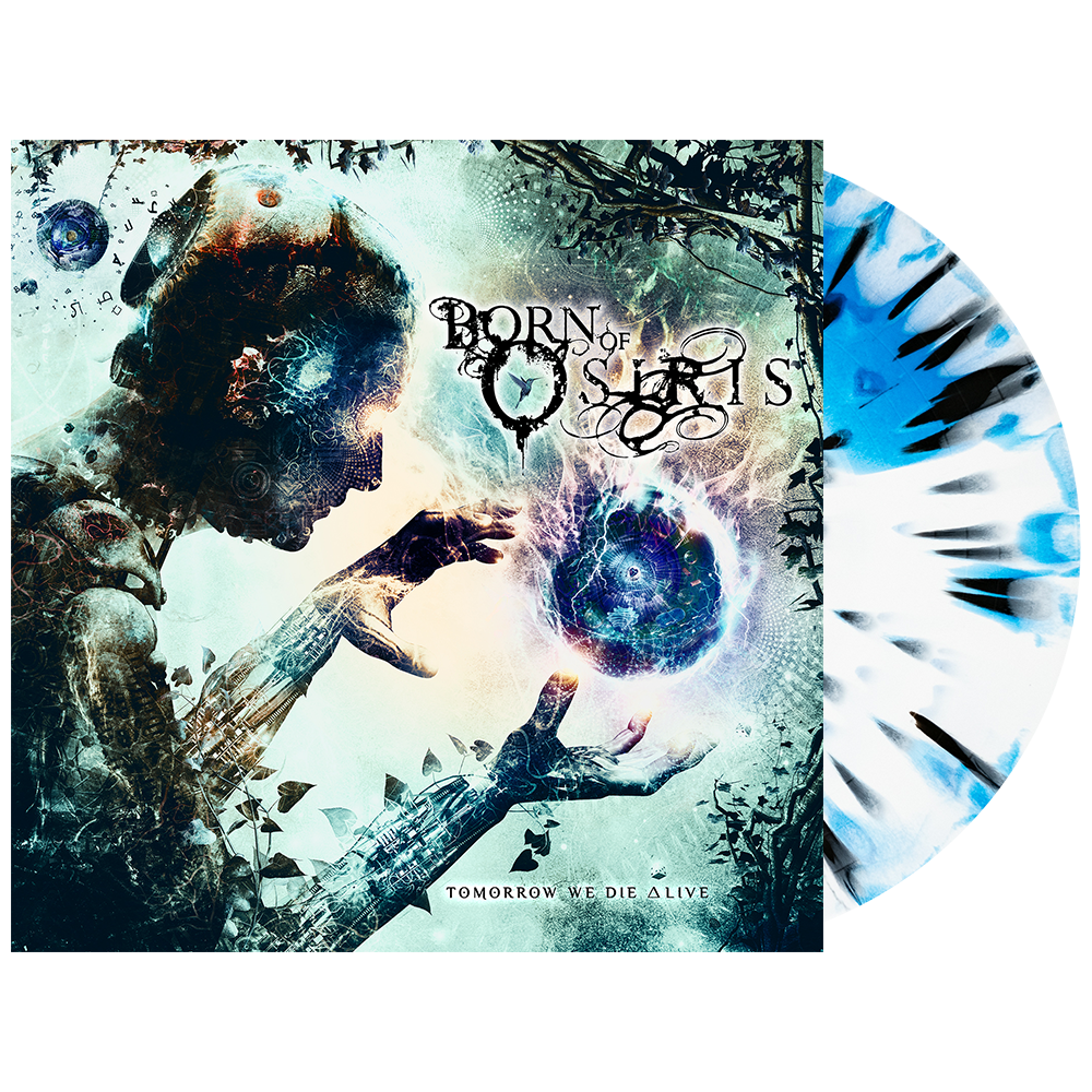Born Of Osiris - 'Tomorrow We Die Alive' Vinyl (White + Royal Blue Side A/B w/ Black + White Splatter)