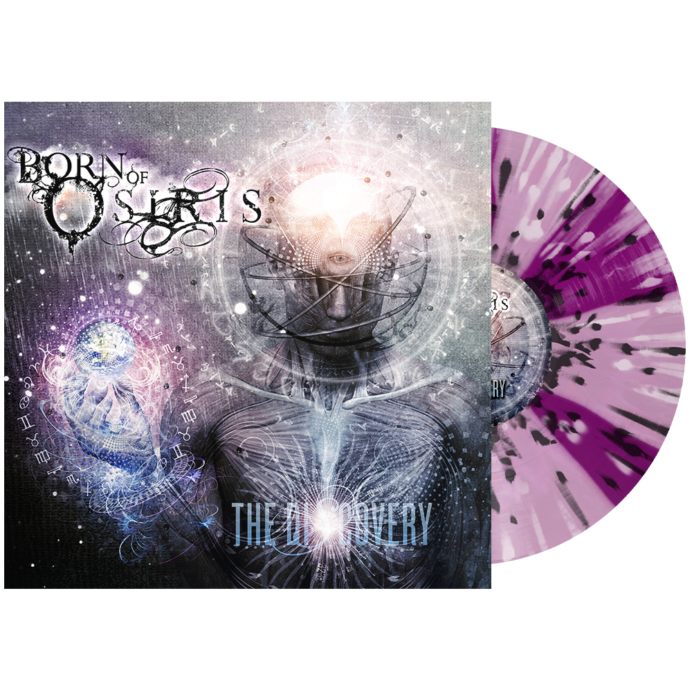 Born Of Osiris - ‘The Discovery’ Vinyl (Violet + Neon Purple Cornetto w/ Black + White Splatter)