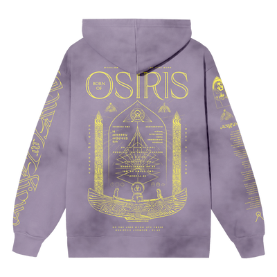 Born Of Osiris - White Nile Lilac Dye Hoodie