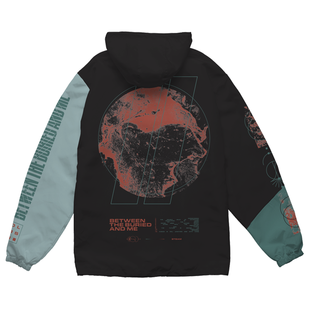 Between The Buried And Me Future Shock Windbreaker Sumerian Merch