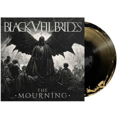 Black Veil Brides - ‘The Mourning EP’ Vinyl (Gold + Black Side A/B w/ White Screenprint