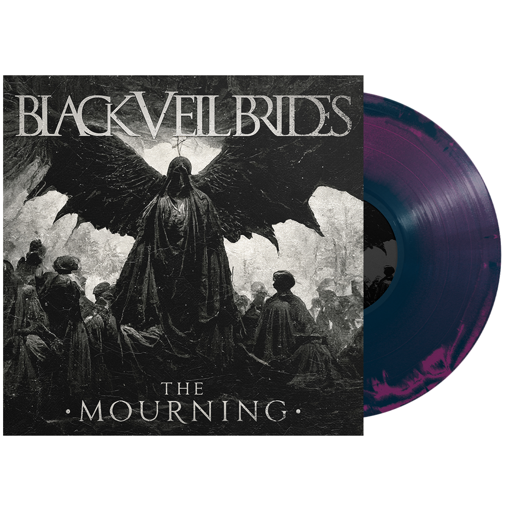 Black Veil Brides - ‘The Mourning EP’ Vinyl (Blue + Purple Side A/B w/ Gold Screenprint)