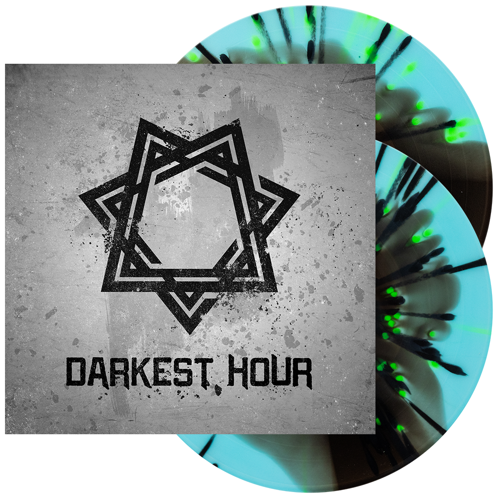 Darkest Hour - ‘Darkest Hour (Deluxe)’ Vinyl (Trans. Electric Blue / Black Ice Striped w/ Black + Green Splatter)