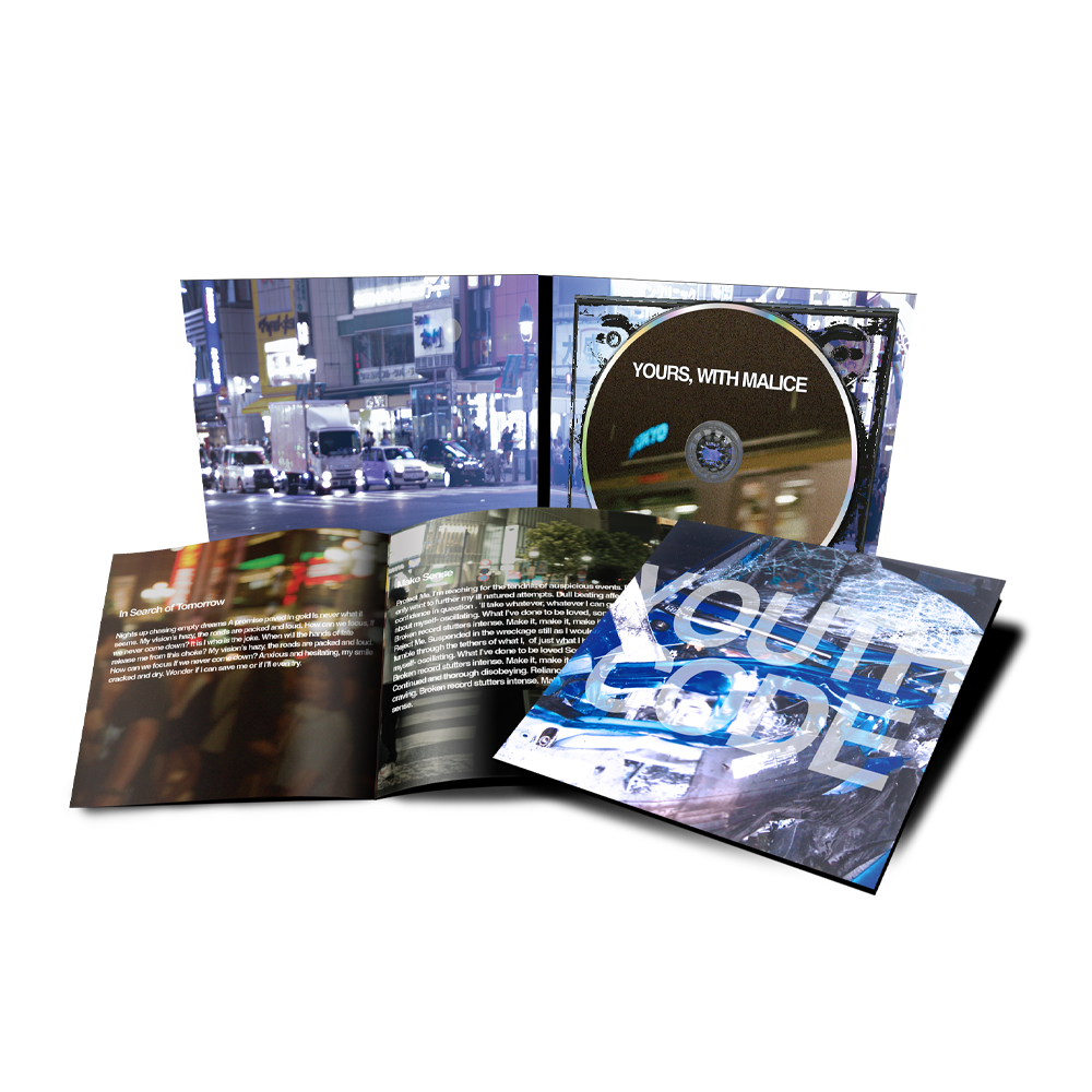 Youth Code - 'Yours, With Malice' CD Digipak – Sumerian Merch