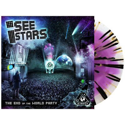 I See Stars - 'The End of the World Party' Vinyl (Purple in Clear w/ Black + Gold Splatter)