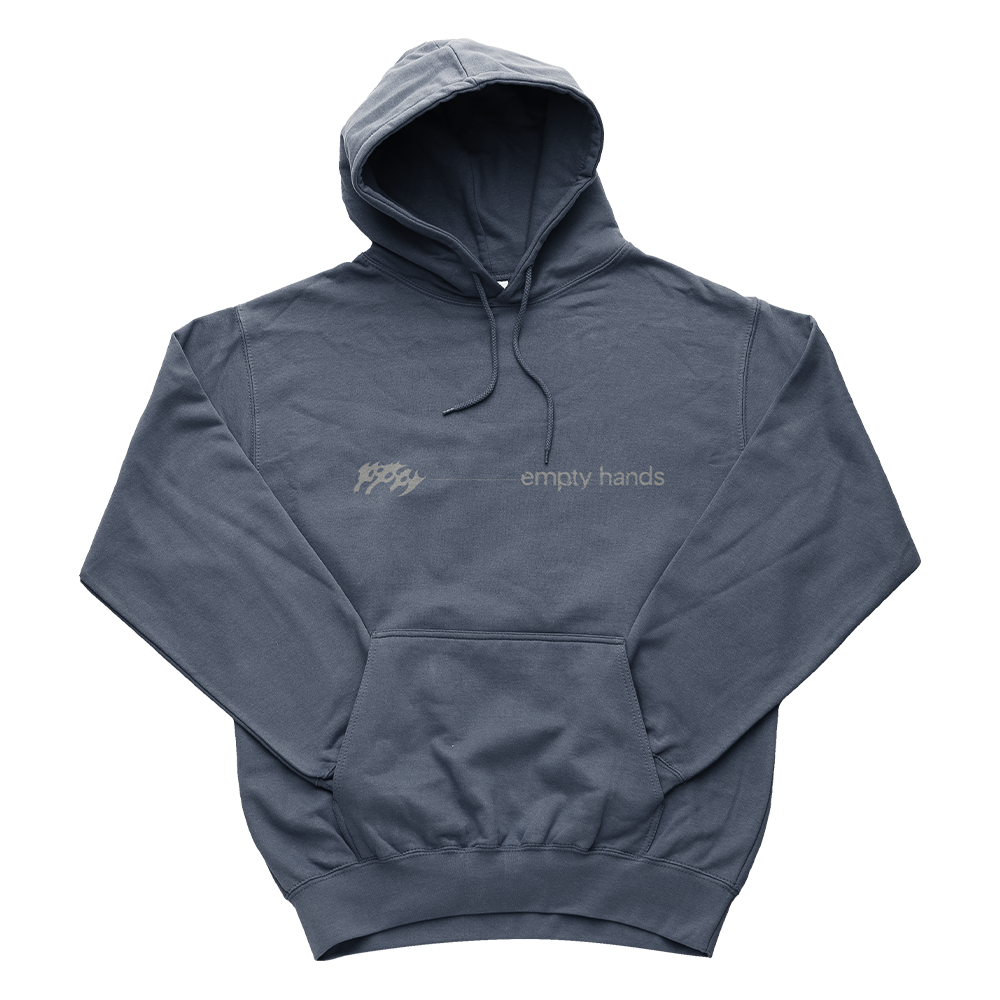 Poppy - 'Empty Hands' Blue Pullover Hoodie