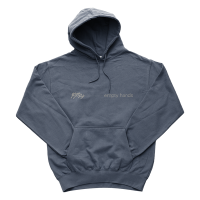 Poppy - 'Empty Hands' Blue Pullover Hoodie