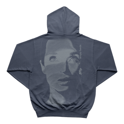 Poppy - 'Empty Hands' Blue Pullover Hoodie