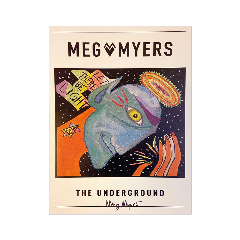 Meg Myers "The Underground" Signed 18x24" Poster
