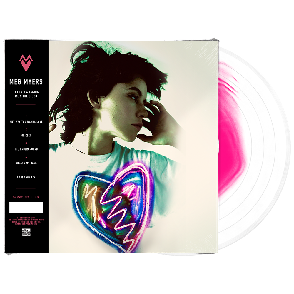 Meg Myers - 'Thank U 4 Taking Me 2 The Disco' + 'I'd Like 2 Go Home Now' (LP)