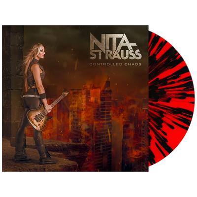 Nita Strauss - 'Controlled Chaos' Vinyl (Red w/ Black Splatter)