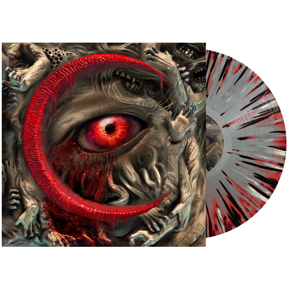 Oceano - 'Living Chaos' Vinyl (Red + Silver Side A/B w/ Black + Bone Splatter)