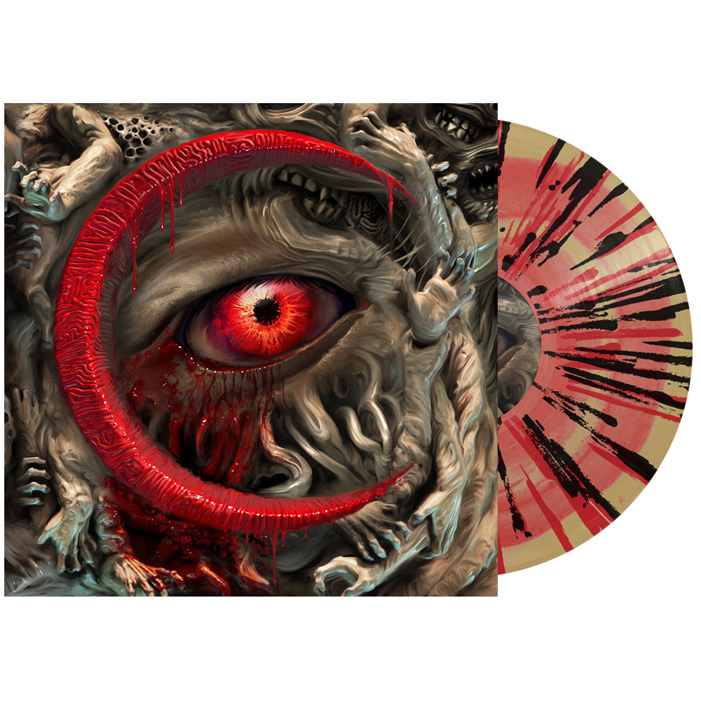 Oceano - 'Living Chaos' Vinyl (Trans. Red in Trans. Beer w/ Red + Black Splatter)