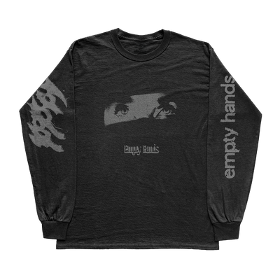 Poppy - 'Open Palms' Black Longsleeve