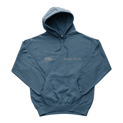 Poppy - 'Empty Hands' Blue Pullover Hoodie