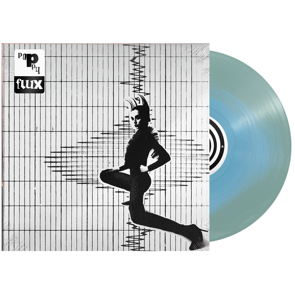 Poppy - 'Flux' Vinyl (Baby Blue Inside Trans. Electric Blue) – Sumerian ...