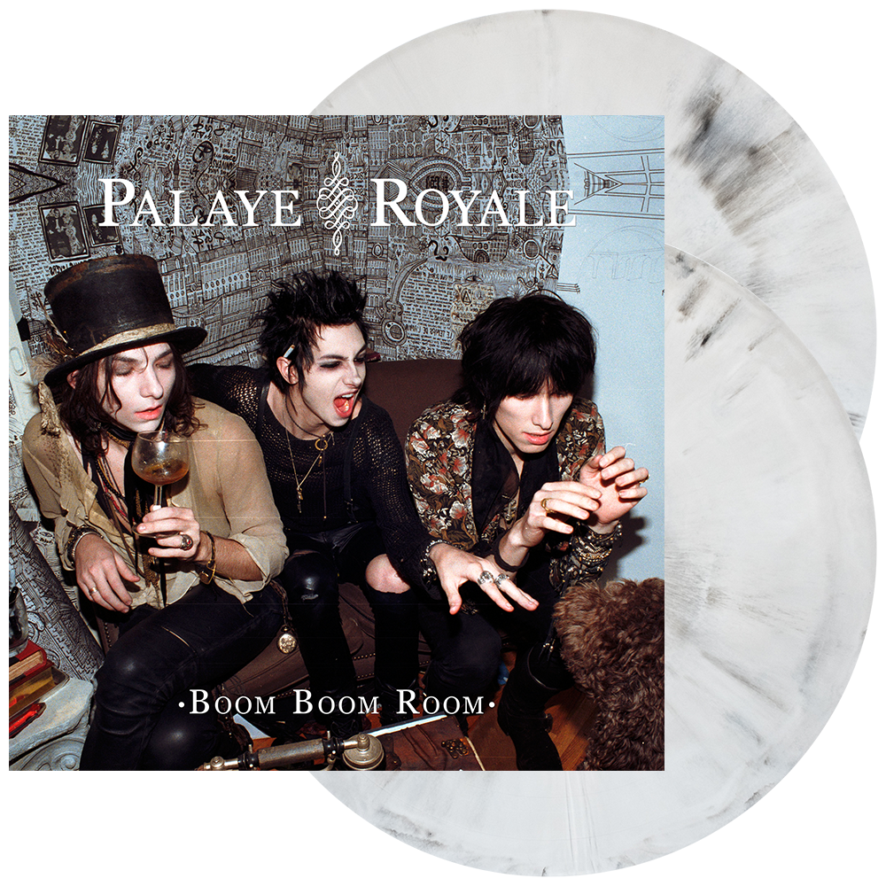 Palaye Royale - 'Boom Boom Room (Side A)' Vinyl (2xLP Opaque White w/ Black Marble)