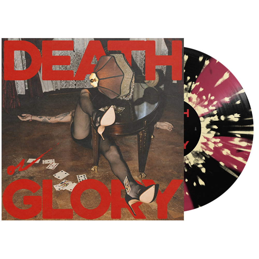 Palaye Royale - ‘Death Or Glory’ Vinyl (Burgundy + Black Ice Cornetto w/ Bone Splatter)