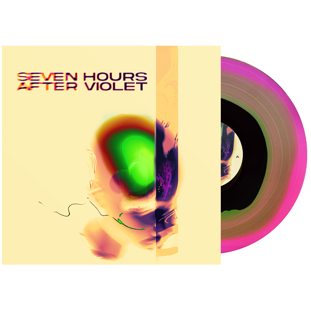 Seven Hours After Violet - 'Self-Titled' Vinyl (Black in Neon Green in Neon Magenta)