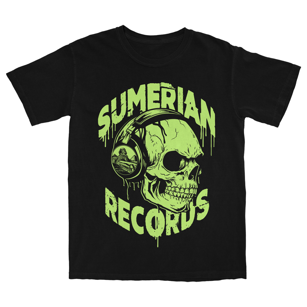 Sumerian Records - Skull Headphones Tee