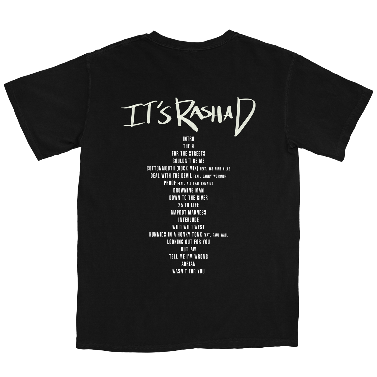 RVSHVD - Tracklist Tee