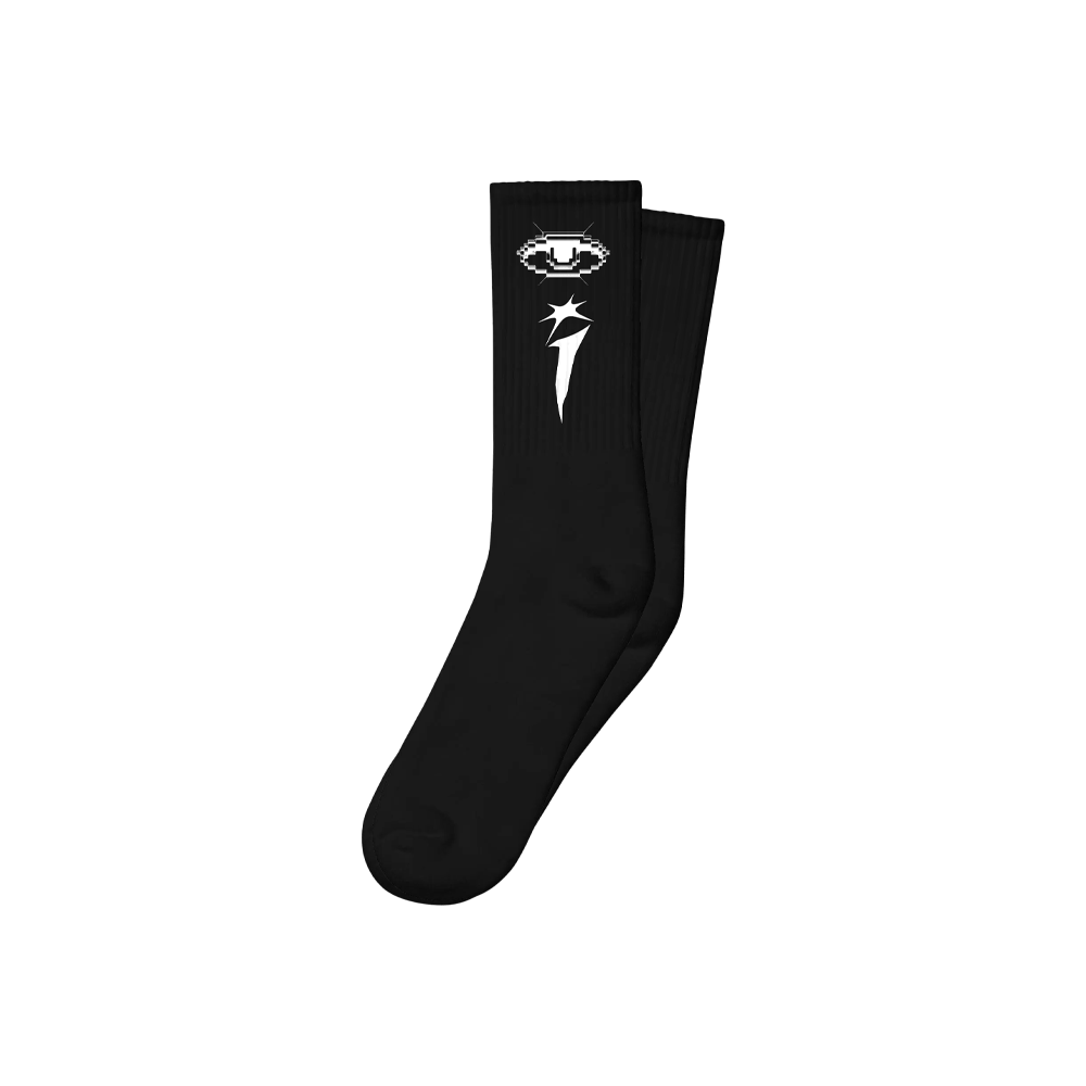 I See Stars - 'THE WHEEL' Black Socks