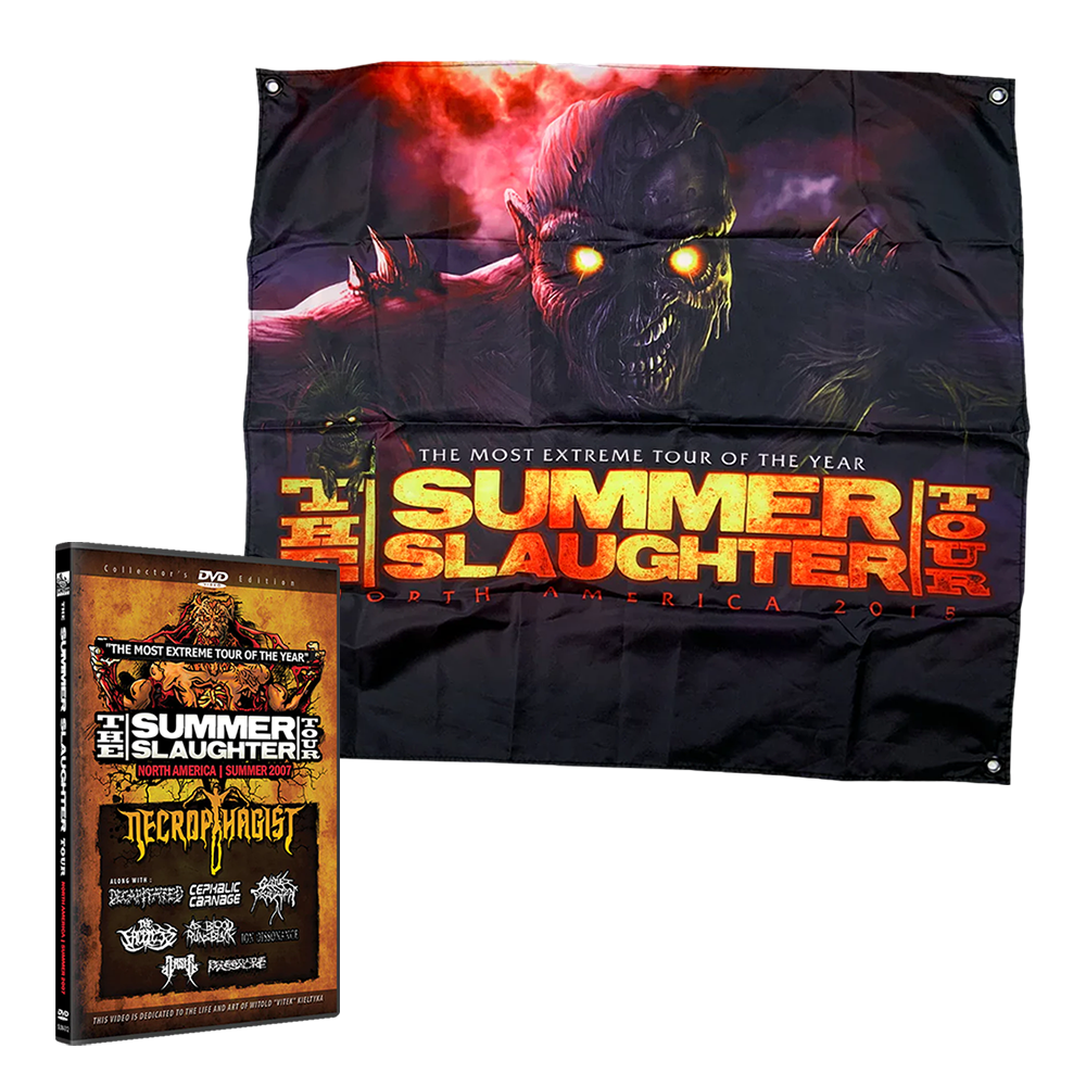 Summer Slaughter DVD & Wall Flag Bundle