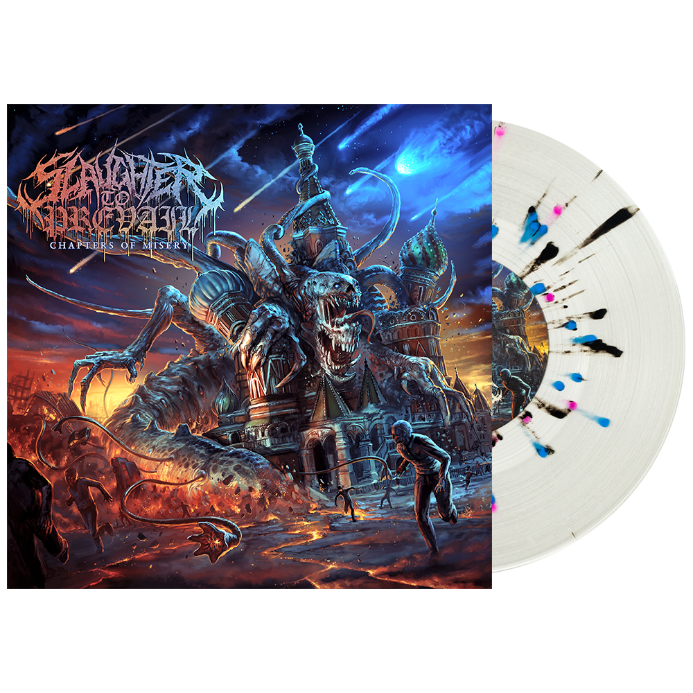 Slaughter To Prevail - 'Chapters Of  Misery' Vinyl (Clear w/ Black Magenta and Blue Splatter)