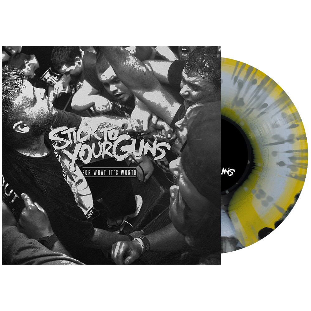 Stick To Your Guns - 'For What It’s Worth’ Vinyl (Yellow + Black + White Side A/B w Silver Splatter)