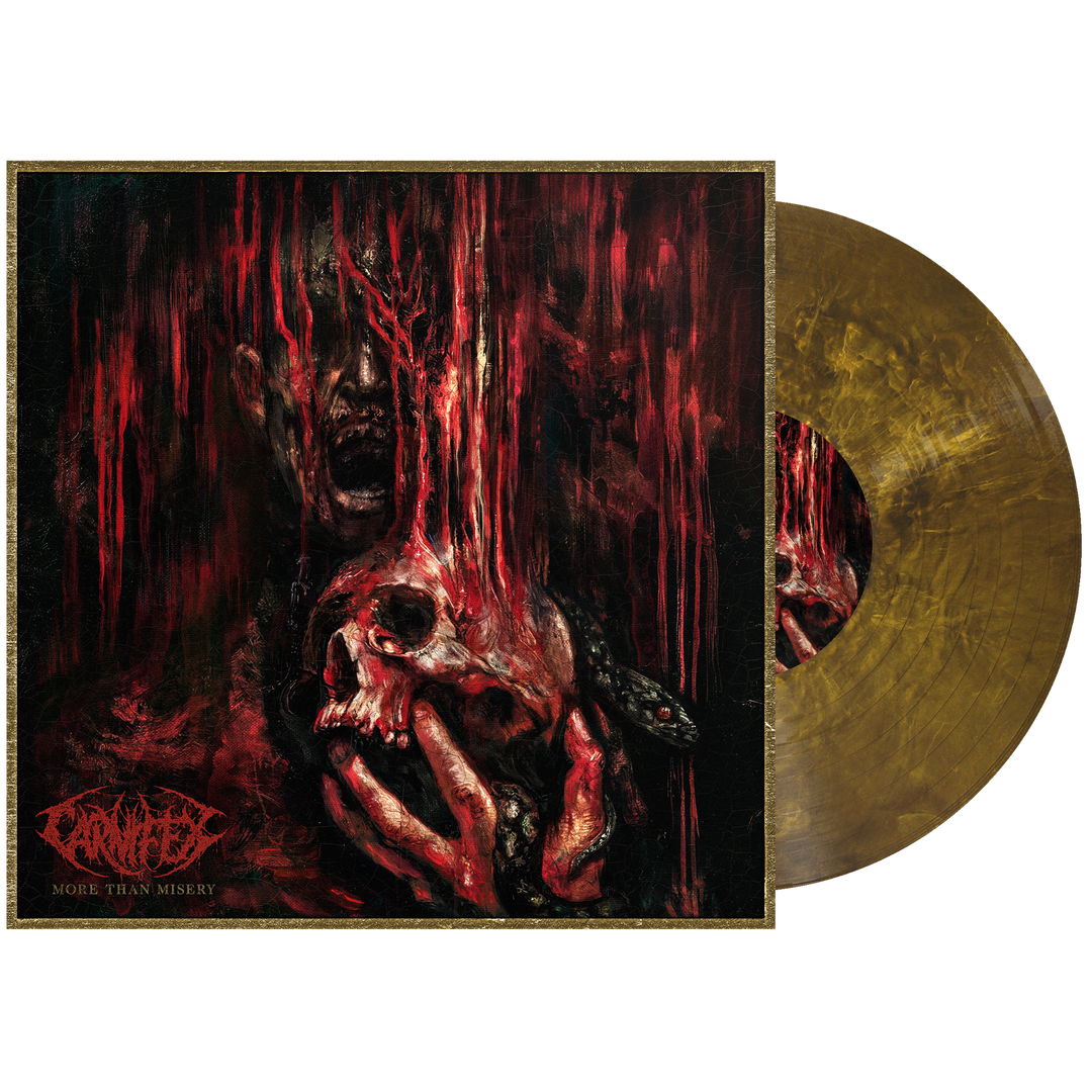 Carnifex - 'More Than Misery' Vinyl (Gold + Black Ice Shimmer Marble)