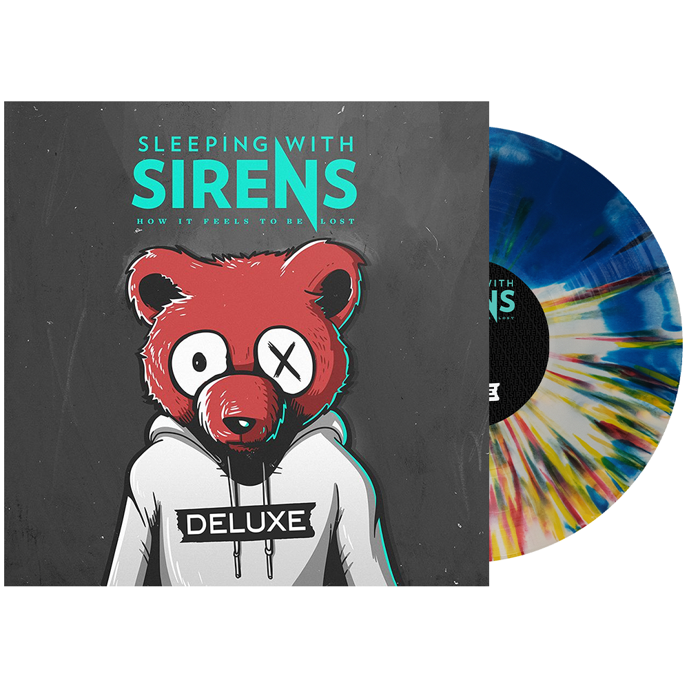 Sleeping With Sirens - ‘How It Feels To Be Lost (Deluxe)’ Vinyl (Blue + Bone Side A/B w/ Yellow + Red Splatter)