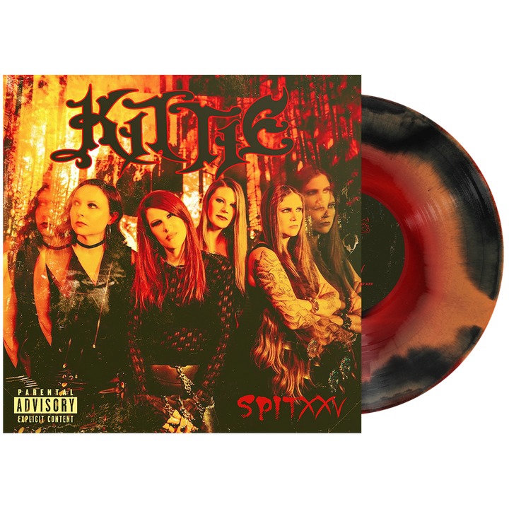 Kittie - 'Spit XXV' Vinyl (Black + Orange + Trans Red Side A/B