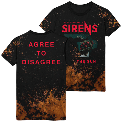 Sleeping With Sirens - Agree to Disagree Acid Wash Tee