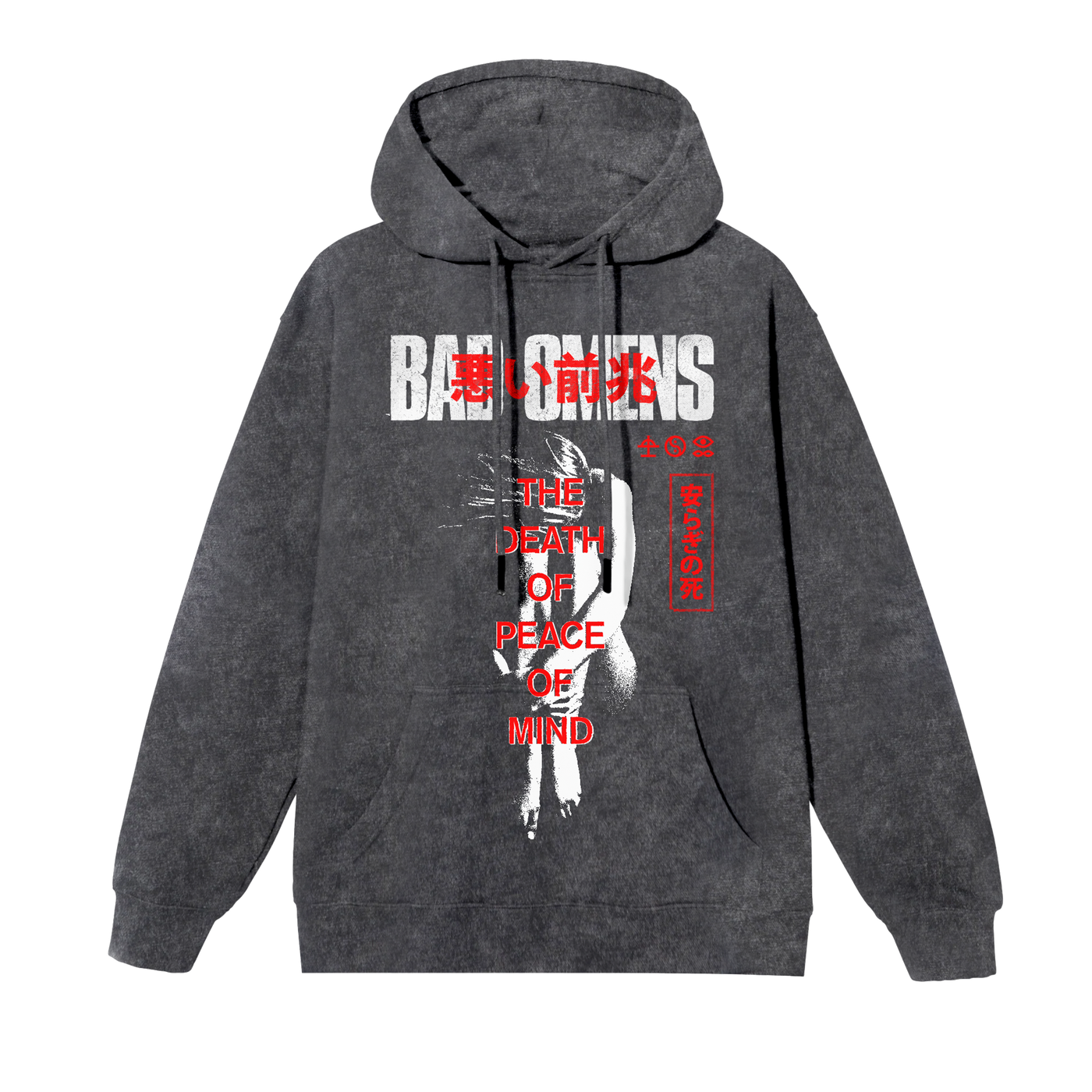 Bad Omens - 'Take Me First' Mineral Wash Hoodie